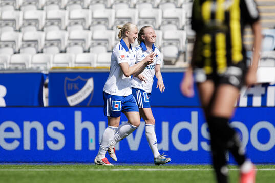 IFK Norrköpings Wilma Leidhammar jublar