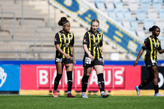 Häckens Felicia Schröder och Johanna Fossdalsá Sørensen