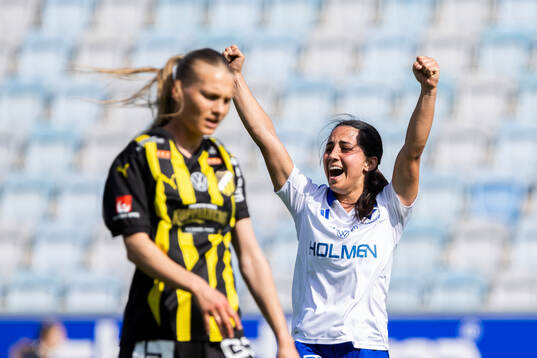 IFK Norrköpings Vesna Milivojevic jublar