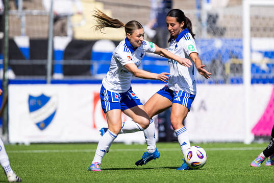 IFK Norrköpings Maja Regnås Valcic och Vesna Milivojevic