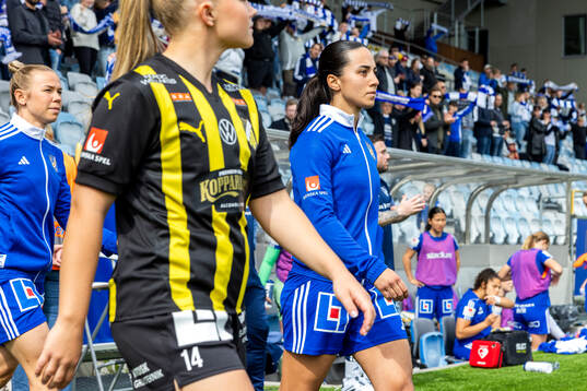 IFK Norrköpings Jessica Wik och Vesna Milivojevic