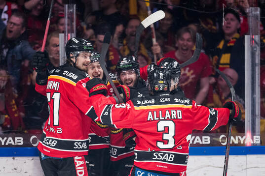 Luleås Pontus Andreasson jublar