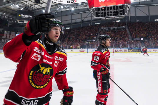 Luleås Jonas Berglund och Erik Gustafsson