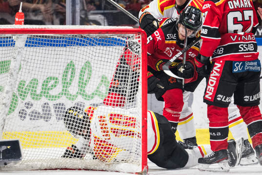 Brynäs Johan Larsson och Luleås Marcus Hardegård