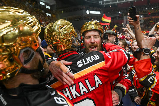 Luleås Linus Omark jublar