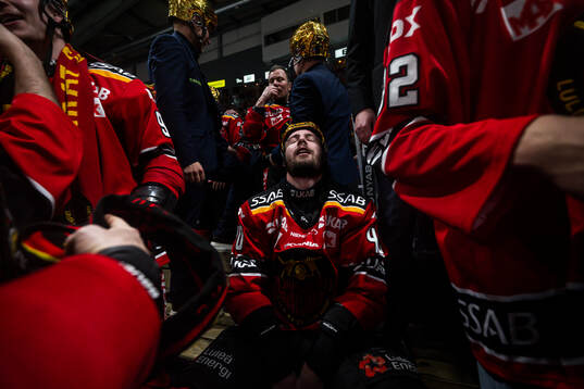 Luleås David Lilja jublar