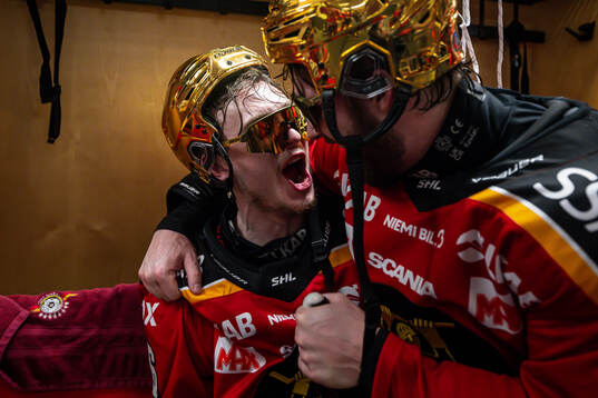 Luleås Pontus Andreasson jublar