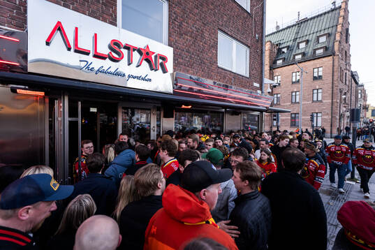 Luleås supportrar jublar