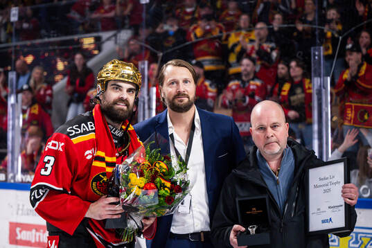 Luleås Frederic Allard tilldelas Stefan Liv Memorial Trophy