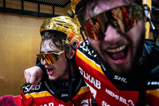 Luleås Pontus Andreasson jublar