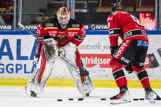 Luleås målvakt Matteus Ward