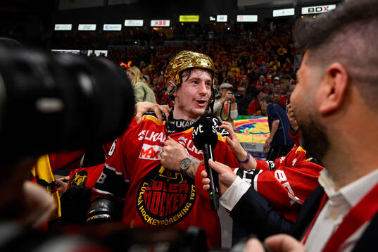 Luleås  Pontus Andreasson jublar