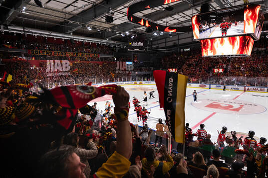 Luleås spelare jublar