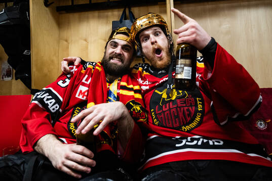 Luleås Frederic Allard och Brendan Shinnimin