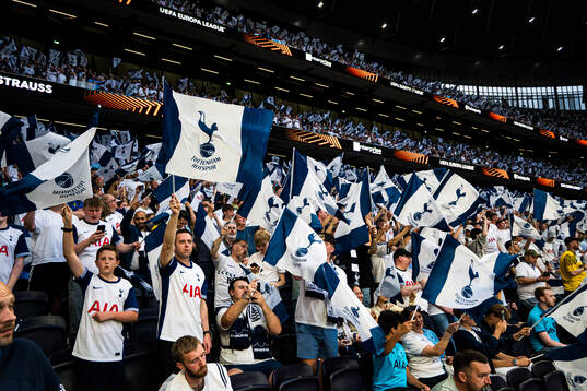 Spectators in the stands