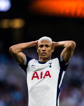 Richarlison of Tottenham looks dejected
