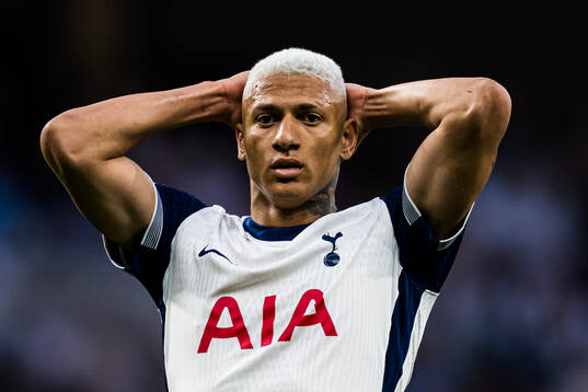 Richarlison of Tottenham looks dejected
