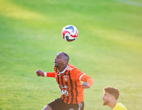 Kristianstads Omar Dampha i matchen i division 2 mellan IFK