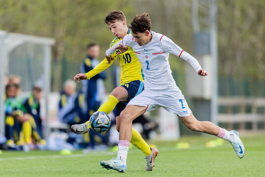 Alexander Odefalk of Sweden and David Barcot of Czech