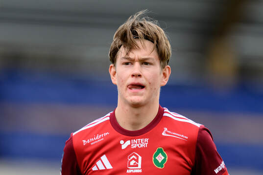 Skövde AIKs Viktor Nylén vid lineup