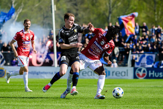 Sirius Noel Milleskog och Degerfors Mamadouba Diaby