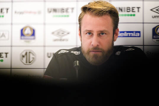 Degerfors tränare William Lundin