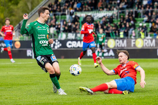 Varbergs Olle Edlund och Helsingborgs Simon Bengtsson