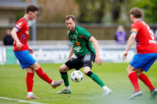 Helsingborgs Max Svensson och Varbergs Niklas Dahlström