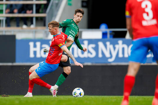 Helsingborgs Marcus Gudmann och Varbergs Olle Edlund