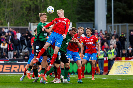 Varbergs Edvin Tellgren och Helsingborgs Oscar Aga