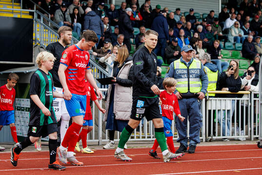 Helsingborgs Max Svensson och Varbergs Gustav Broman