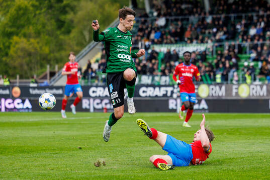Varbergs Olle Edlund och Helsingborgs Simon Bengtsson