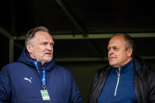 Värnamos sportchef Jörgen Petersson och assisterande