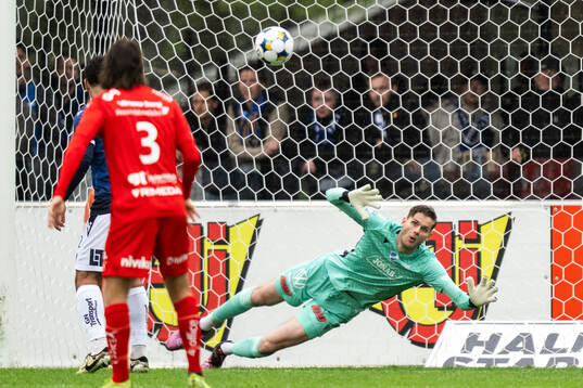 Halmstads målvakt Tim Rönning