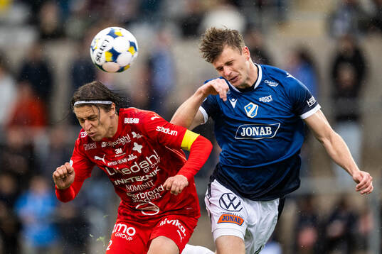 Värnamos Simon Thern och Halmstads Filip Schyberg