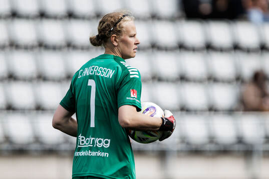 Linköpings målvakt Cajsa Andersson