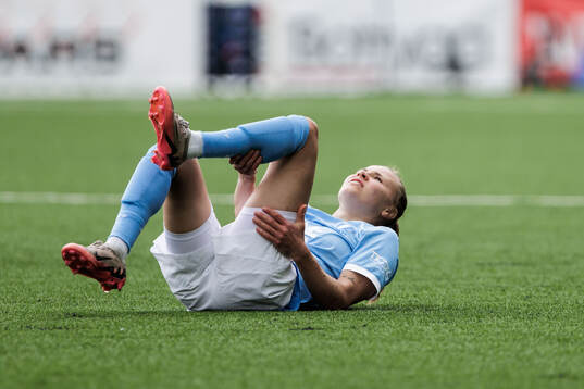 Malmö FFs Katariina Kosola har ont