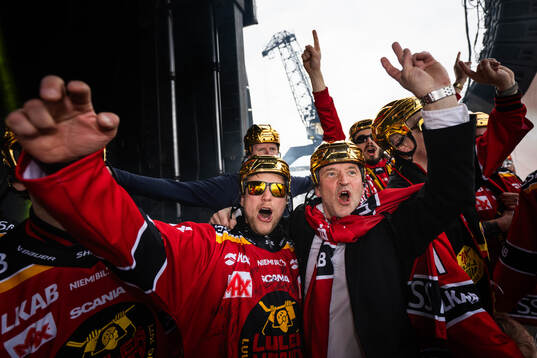 Luleås assisterande tränare Antti Alamäki och tränare