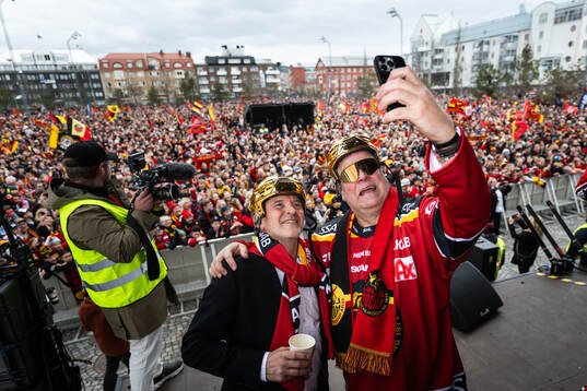 Luleås tränare Thomas Berglund och sportchef Thomas