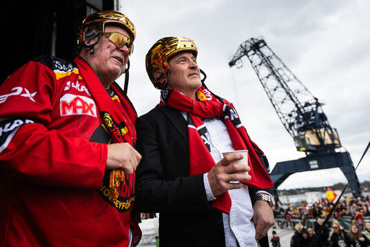 Luleås sportchef Thomas Fröberg och tränare Thomas