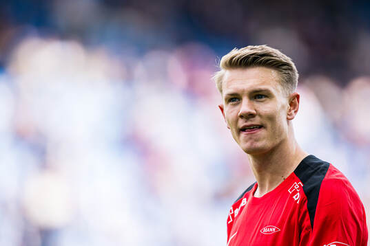 Emil Kornvig of Brann warms up