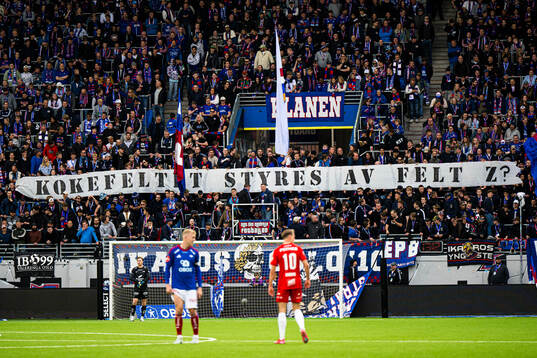 Spectators in the stands