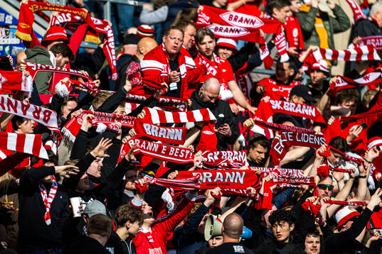 Spectators in the stands