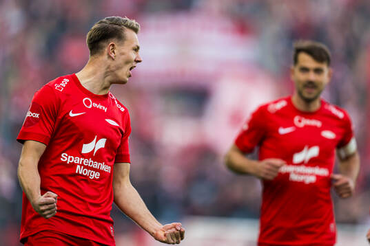 Emil Kornvig of Brann celebrates