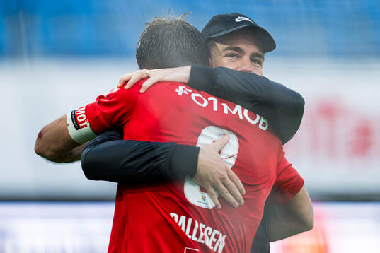 Freyr Alexandersson, head coach of Brann, and Fredrik