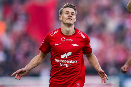 Emil Kornvig of Brann celebrates
