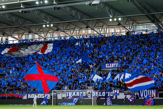 Spectators in the stands