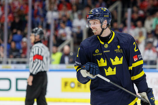 Christoffer Ehn of Sweden looks dejected