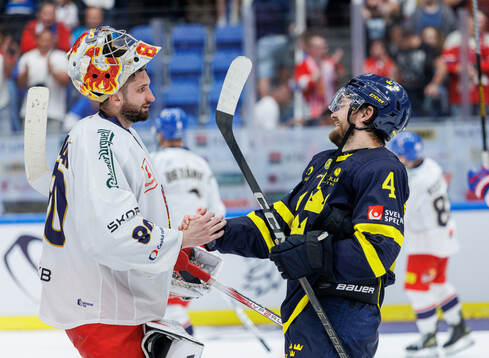 Ondrej Beranek of Czech Republic and Rasmus Andersson of