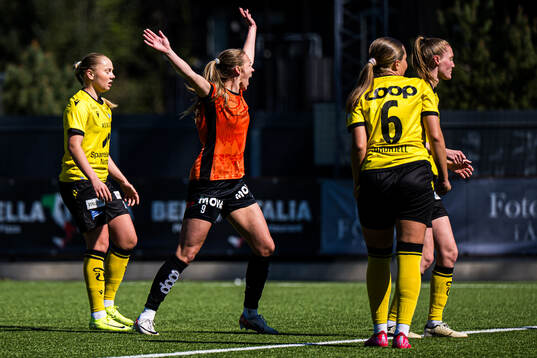 Marie Myhrvold Seim of Åsane celebrates